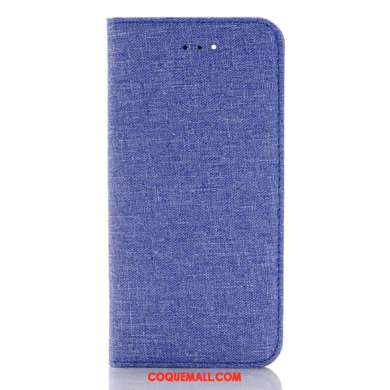 Étui iPhone 8 Plus Bleu Protection Denim, Coque iPhone 8 Plus Étui En Cuir Téléphone Portable