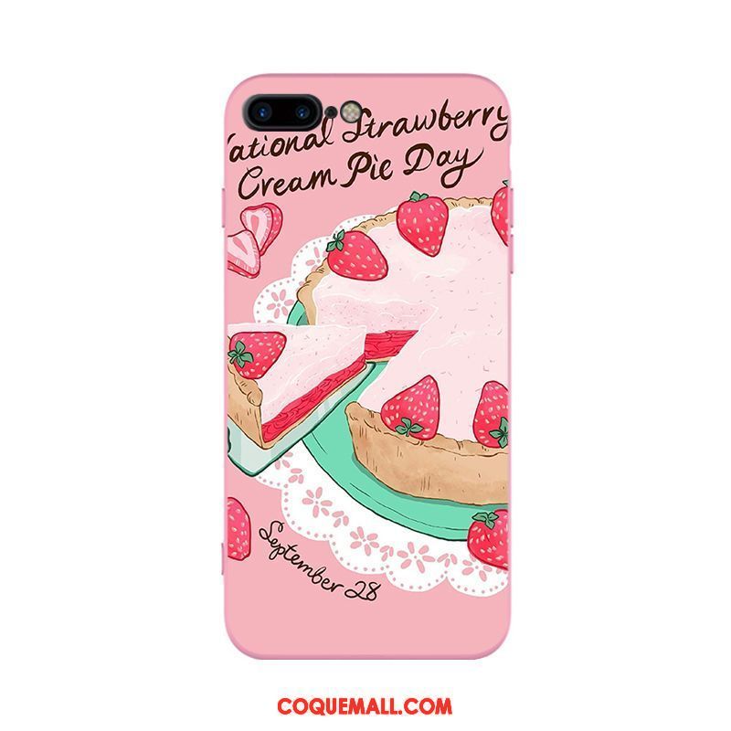 Étui iPhone 8 Plus Personnalité Téléphone Portable Charmant, Coque iPhone 8 Plus Fluide Doux Mignonne