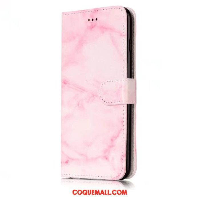 Étui iPhone 8 Plus Étui En Cuir Clamshell Rose, Coque iPhone 8 Plus Modèle Fleurie Tout Compris