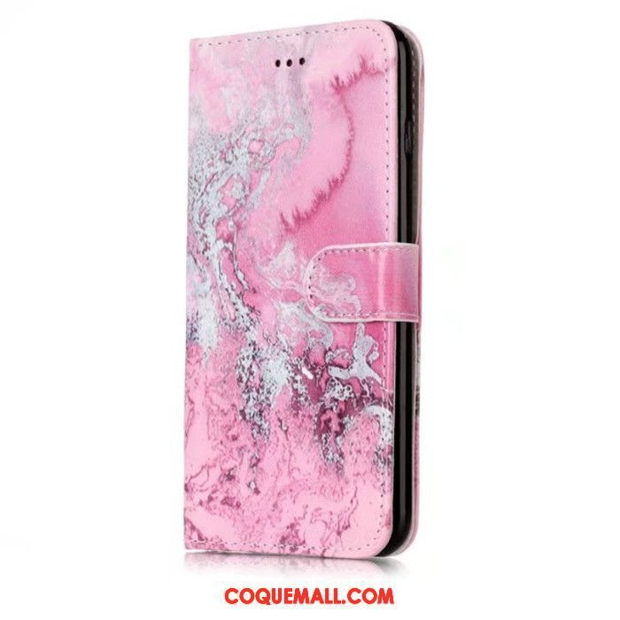 Étui iPhone 8 Plus Étui En Cuir Clamshell Rose, Coque iPhone 8 Plus Modèle Fleurie Tout Compris