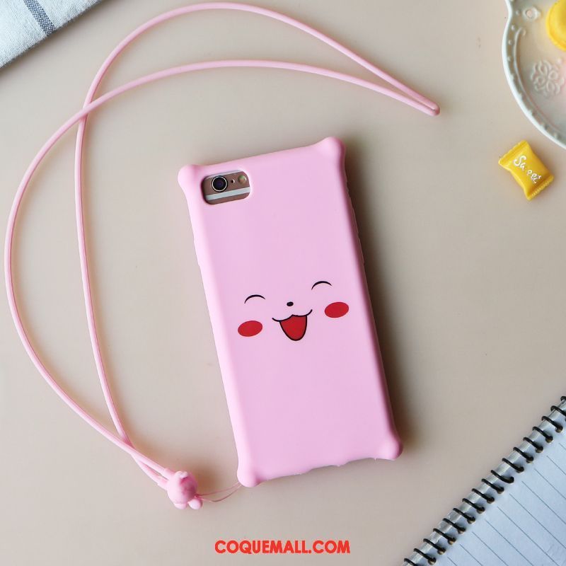 Étui iPhone 8 Rose Tendance Tout Compris, Coque iPhone 8 Fluide Doux Téléphone Portable