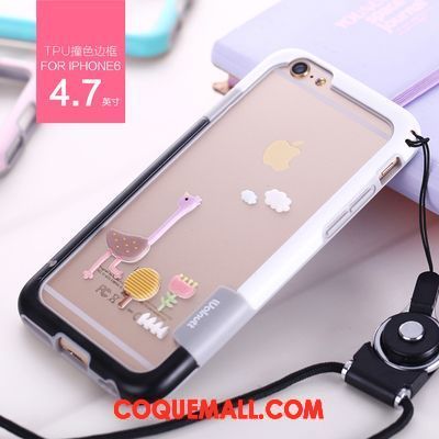 Étui iPhone 8 Silicone Téléphone Portable Incassable, Coque iPhone 8 Bleu Fluide Doux