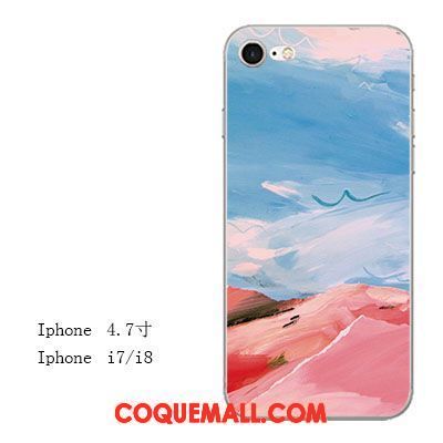 Étui iPhone 8 Tout Compris Silicone Fluide Doux, Coque iPhone 8 Incassable Protection