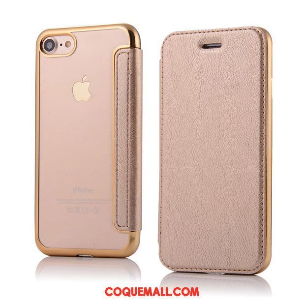 Étui iPhone 8 Étui En Cuir Blanc Silicone, Coque iPhone 8 Téléphone Portable Tout Compris