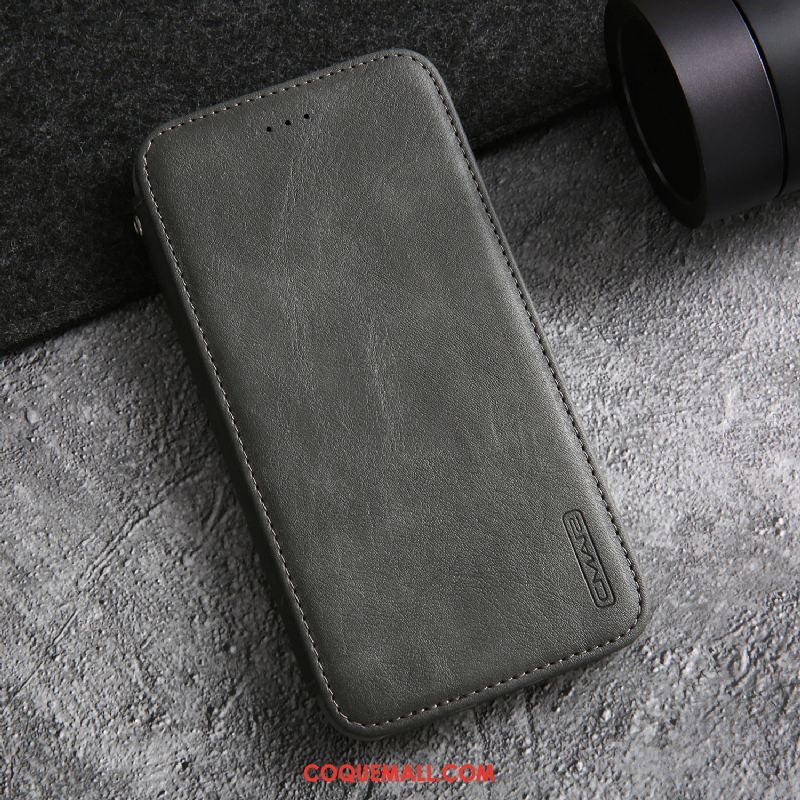 Étui iPhone Se 2020 Cuir Véritable Téléphone Portable Incassable, Coque iPhone Se 2020 Tout Compris En Cuir Braun