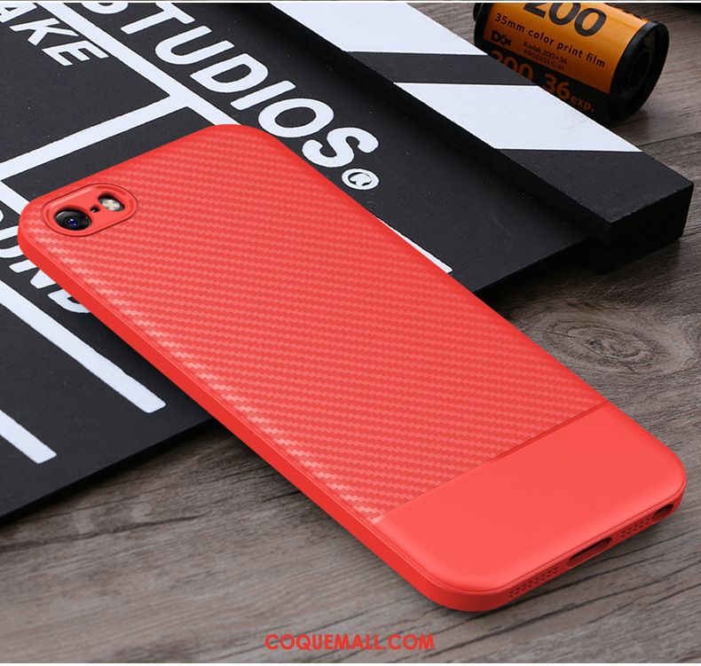 Étui iPhone Se 2020 Europe Silicone Business, Coque iPhone Se 2020 Net Rouge Très Mince