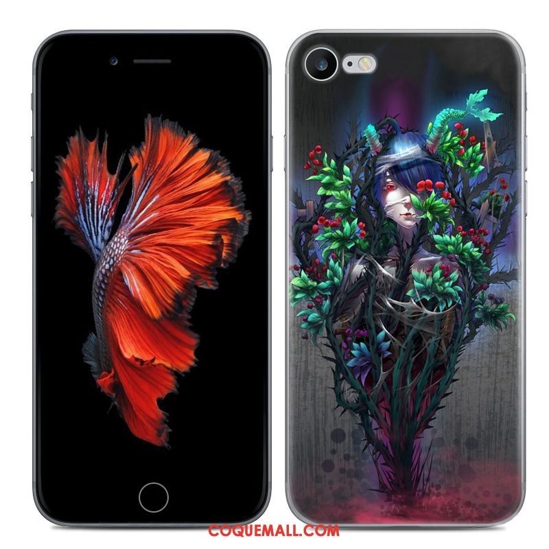 Étui iPhone Se 2020 Téléphone Portable Peinture Protection, Coque iPhone Se 2020 Constellation Fluide Doux