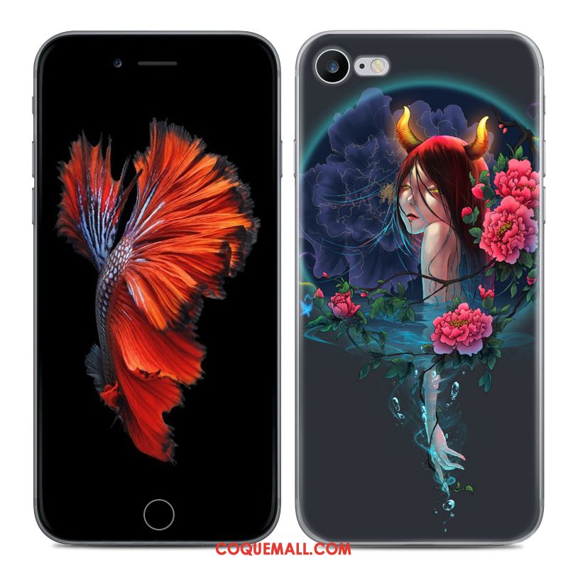 Étui iPhone Se 2020 Téléphone Portable Peinture Protection, Coque iPhone Se 2020 Constellation Fluide Doux