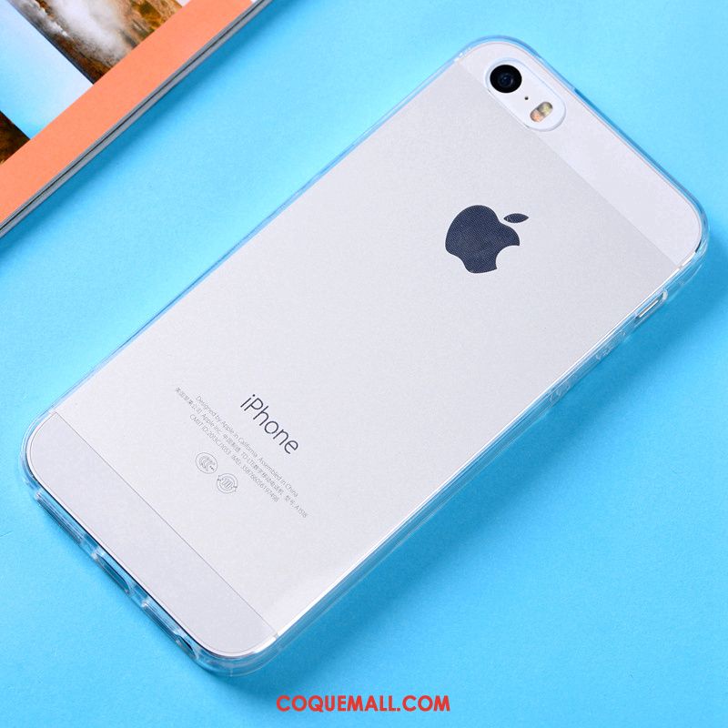 Étui iPhone Se Amoureux Dégradé De Couleur Légères, Coque iPhone Se Silicone Tout Compris