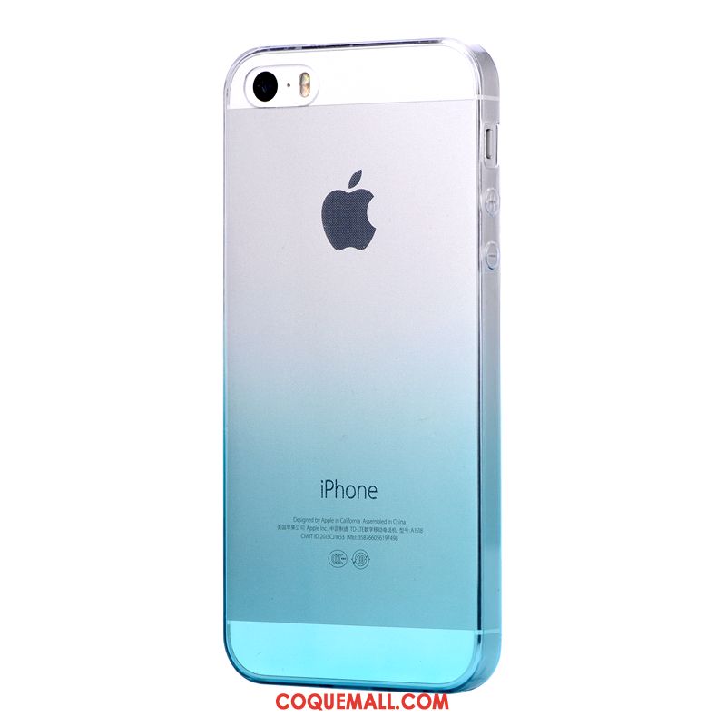 Étui iPhone Se Amoureux Dégradé De Couleur Légères, Coque iPhone Se Silicone Tout Compris