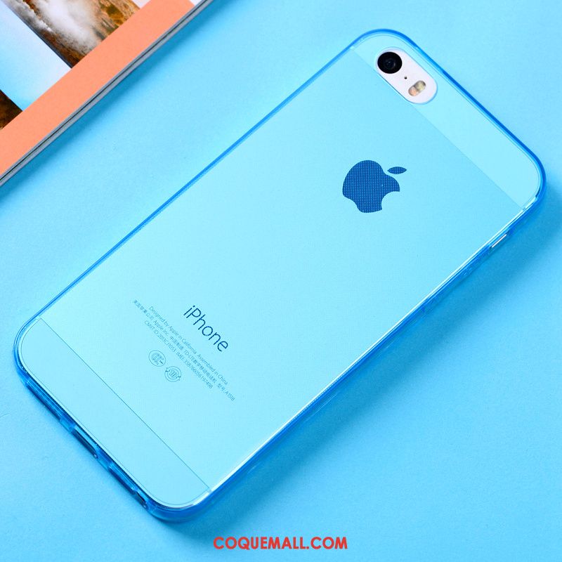 Étui iPhone Se Amoureux Dégradé De Couleur Légères, Coque iPhone Se Silicone Tout Compris