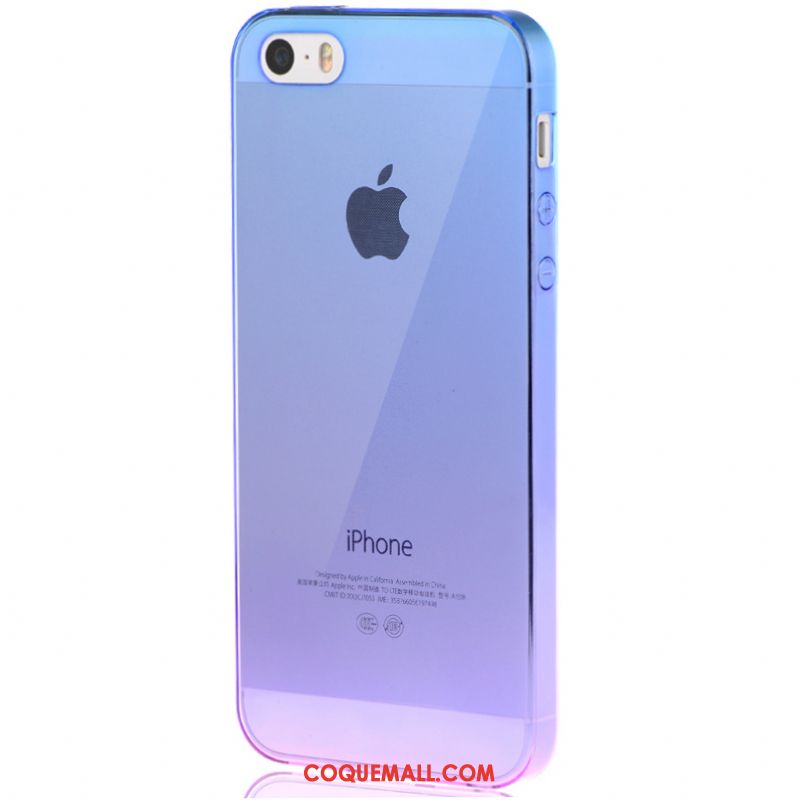 Étui iPhone Se Amoureux Dégradé De Couleur Légères, Coque iPhone Se Silicone Tout Compris