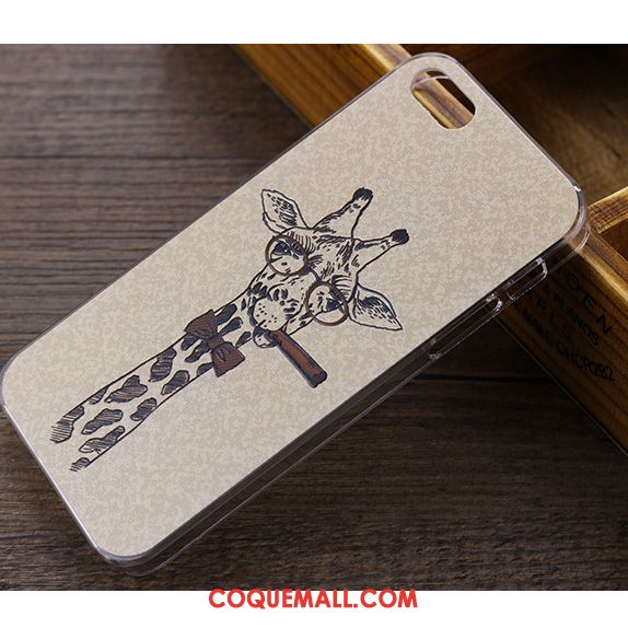 Étui iPhone Se Bleu Clair Charmant Marque De Tendance, Coque iPhone Se Dessin Animé Personnalité