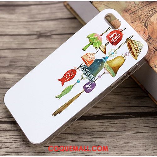 Étui iPhone Se Bleu Clair Charmant Marque De Tendance, Coque iPhone Se Dessin Animé Personnalité