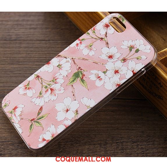 Étui iPhone Se Bleu Clair Charmant Marque De Tendance, Coque iPhone Se Dessin Animé Personnalité