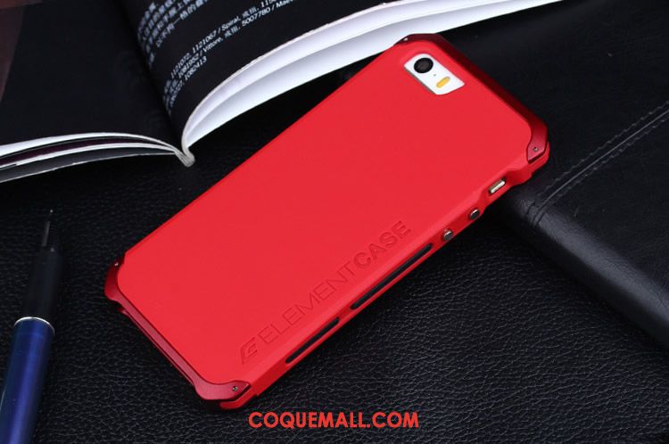 Étui iPhone Se Border Tendance Téléphone Portable, Coque iPhone Se Rouge Nouveau