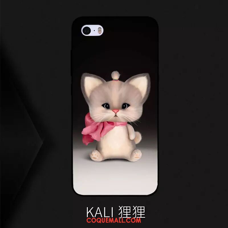 Étui iPhone Se Charmant Dessin Animé Incassable, Coque iPhone Se Personnalité Super Mignon