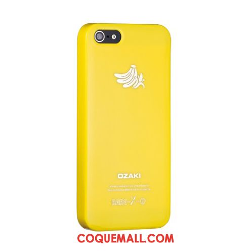 Étui iPhone Se Grand Téléphone Portable Très Mince, Coque iPhone Se Protection Jaune