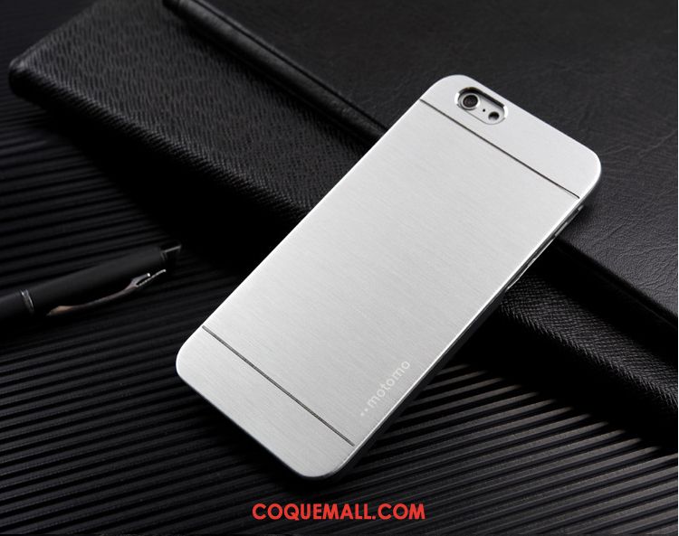 Étui iPhone Se Métal Protection Incassable, Coque iPhone Se Or Soie