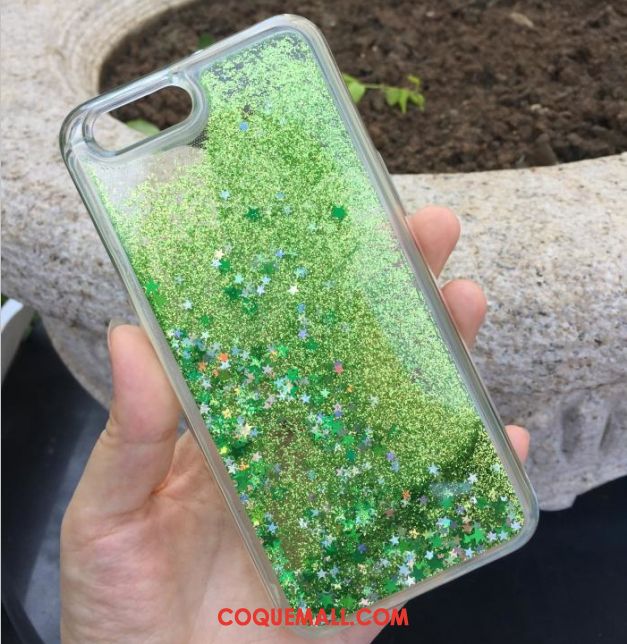 Étui iPhone Se Petit Fluide Doux Couler, Coque iPhone Se Incassable Liquide