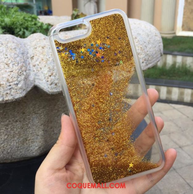 Étui iPhone Se Petit Fluide Doux Couler, Coque iPhone Se Incassable Liquide