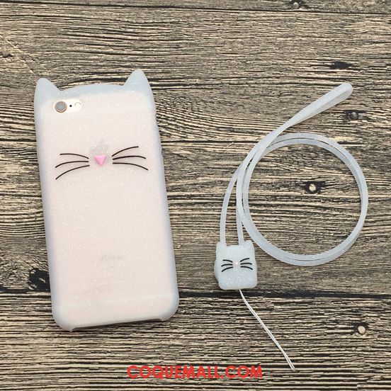 Étui iPhone Se Silicone Chat Fluide Doux, Coque iPhone Se Dragon Incassable