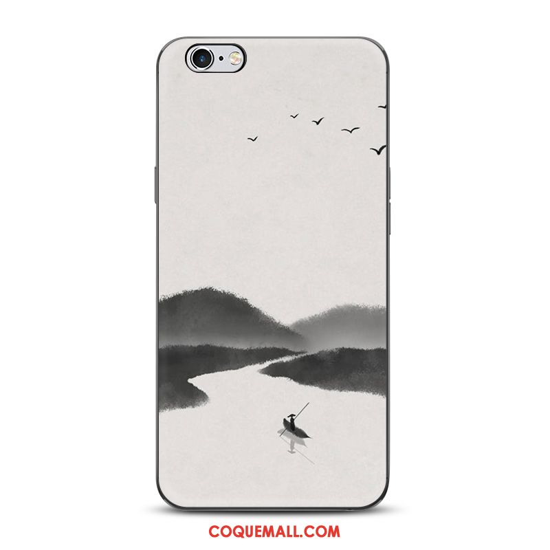 Étui iPhone Se Style Chinois Protection Art, Coque iPhone Se Encre Noir