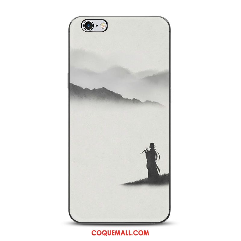 Étui iPhone Se Style Chinois Protection Art, Coque iPhone Se Encre Noir