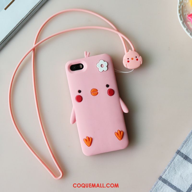 Étui iPhone Se Super Mignon Incassable Tout Compris, Coque iPhone Se Dessin Animé Créatif