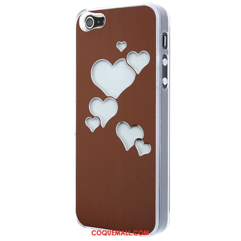 Étui iPhone Se Téléphone Portable Blanc Métal, Coque iPhone Se Coloré Protection