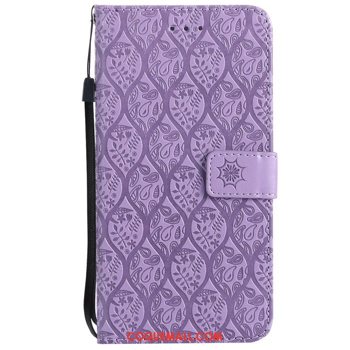 Étui iPhone Se Téléphone Portable Violet Fluide Doux, Coque iPhone Se Silicone Protection