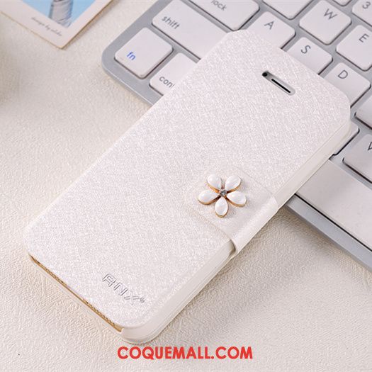 Étui iPhone Se Étui En Cuir Téléphone Portable Incassable, Coque iPhone Se Tout Compris Clamshell Beige