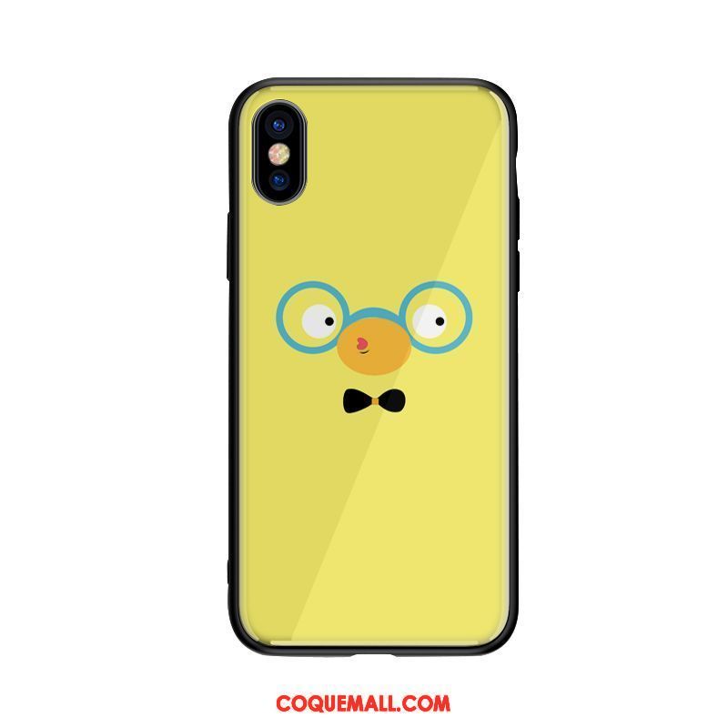 Étui iPhone X Amoureux Téléphone Portable Dessin Animé, Coque iPhone X Charmant Marque De Tendance