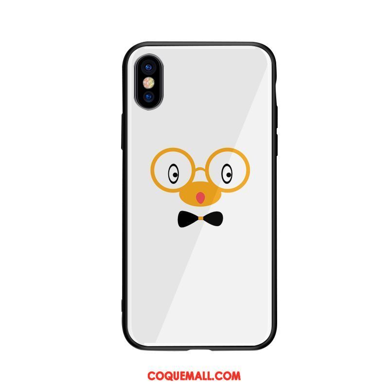 Étui iPhone X Amoureux Téléphone Portable Dessin Animé, Coque iPhone X Charmant Marque De Tendance