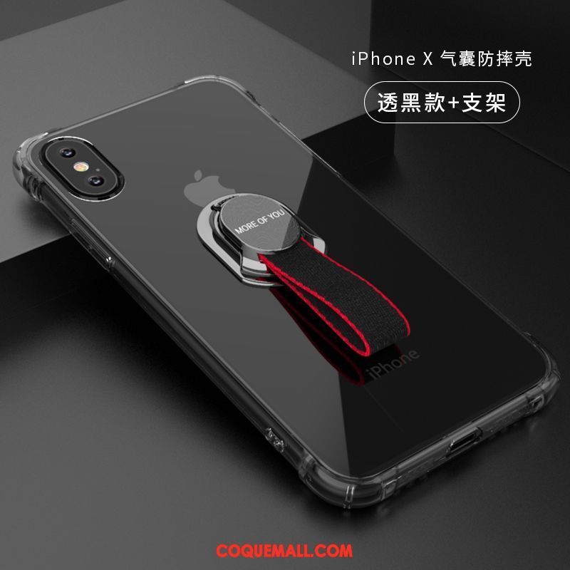 Étui iPhone X Ballon Net Rouge Mode, Coque iPhone X Fluide Doux Très Mince