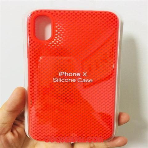 Étui iPhone X Bordure Vert Téléphone Portable, Coque iPhone X Silicone Mesh