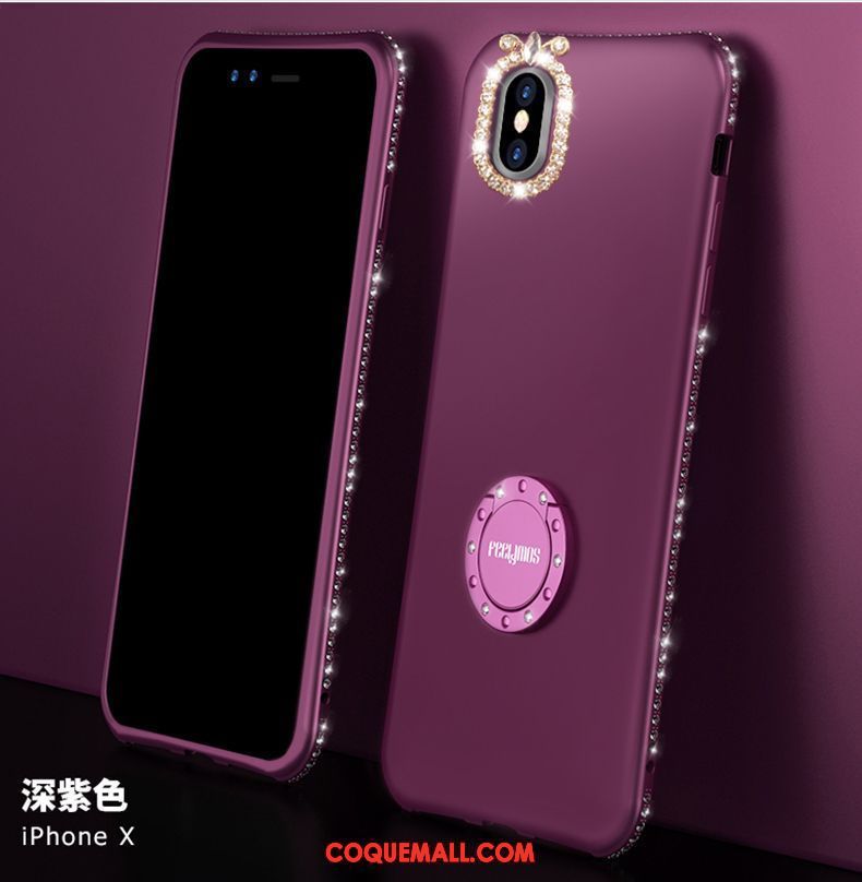 Étui iPhone X Créatif Célébrité Nouveau, Coque iPhone X Téléphone Portable Rose