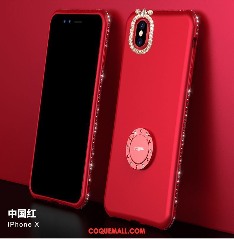 Étui iPhone X Créatif Célébrité Nouveau, Coque iPhone X Téléphone Portable Rose