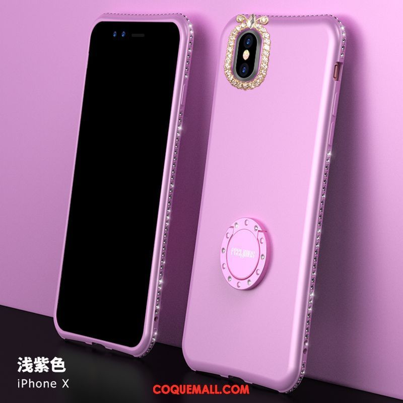 Étui iPhone X Créatif Célébrité Nouveau, Coque iPhone X Téléphone Portable Rose