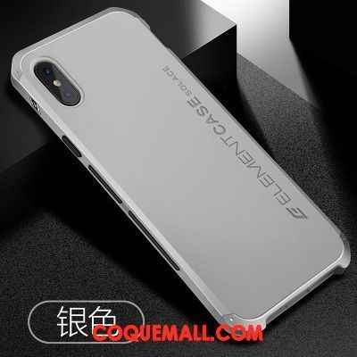 Étui iPhone X Délavé En Daim Protection Tendance, Coque iPhone X Rouge Noir