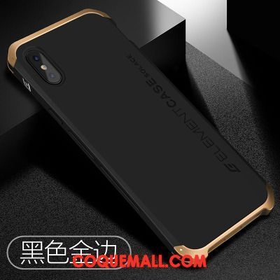 Étui iPhone X Délavé En Daim Protection Tendance, Coque iPhone X Rouge Noir