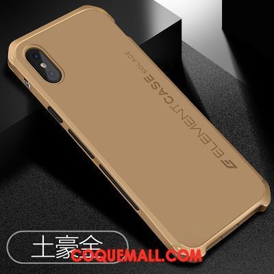 Étui iPhone X Délavé En Daim Protection Tendance, Coque iPhone X Rouge Noir