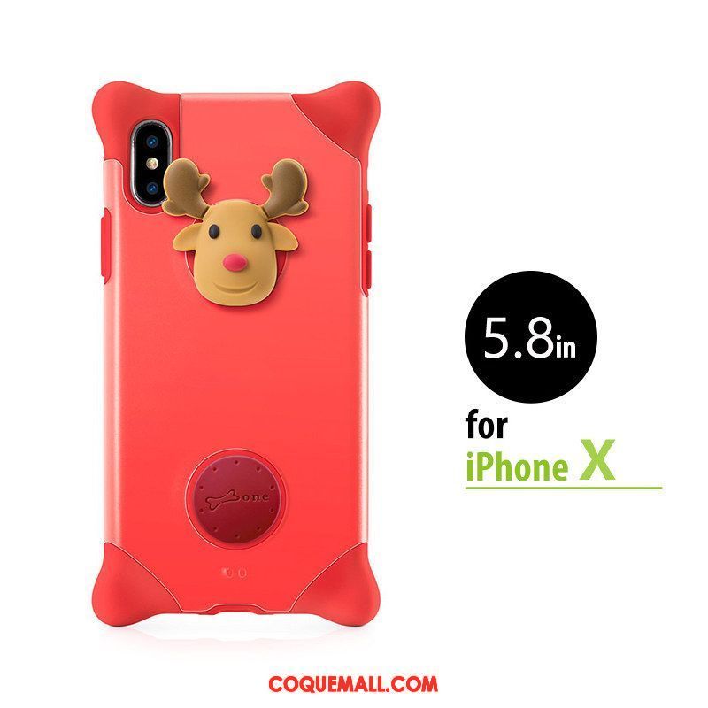 Étui iPhone X Fluide Doux Nouveau Téléphone Portable, Coque iPhone X Incassable Personnalité