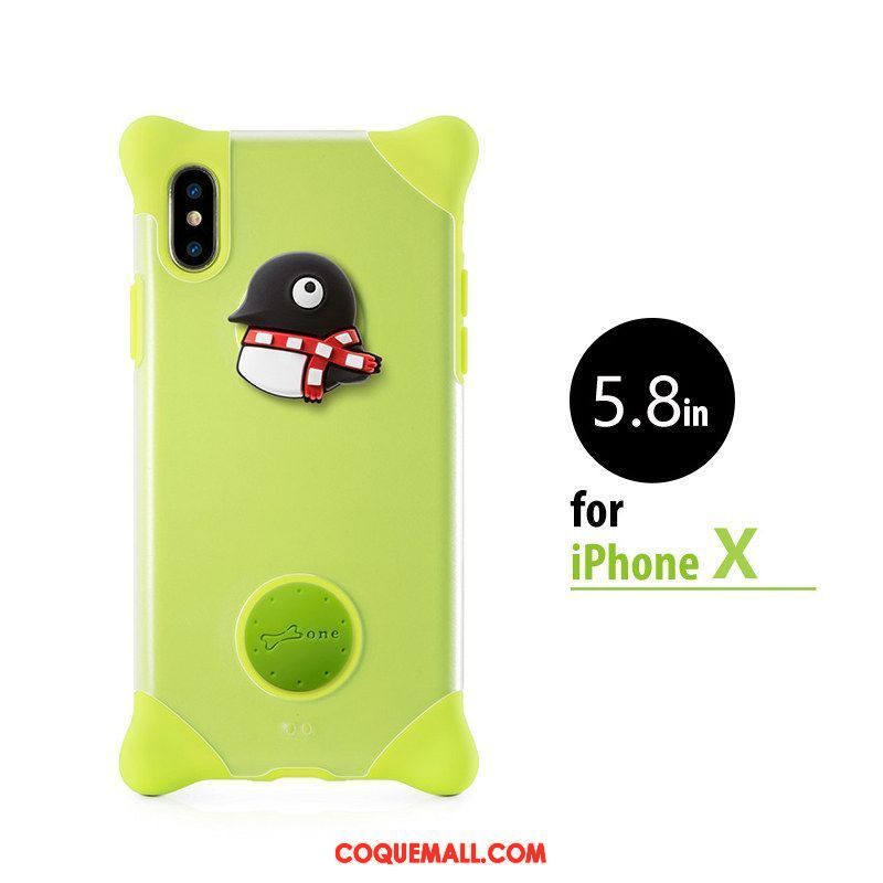 Étui iPhone X Fluide Doux Nouveau Téléphone Portable, Coque iPhone X Incassable Personnalité