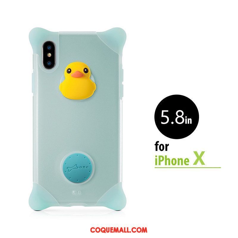 Étui iPhone X Fluide Doux Nouveau Téléphone Portable, Coque iPhone X Incassable Personnalité