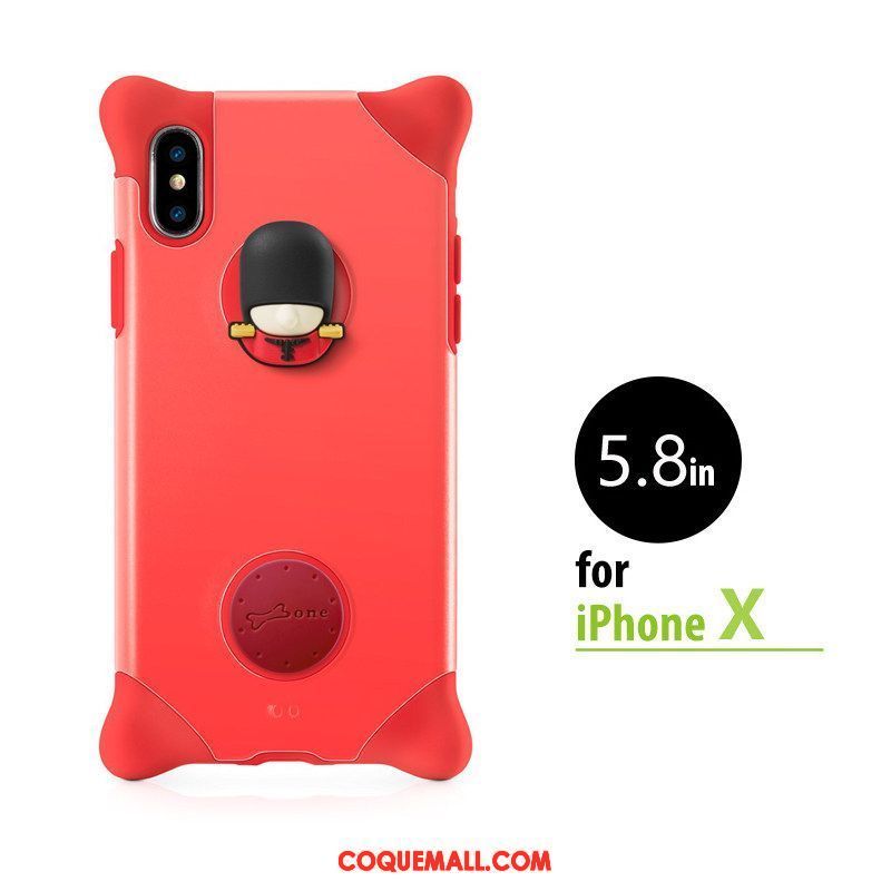 Étui iPhone X Fluide Doux Nouveau Téléphone Portable, Coque iPhone X Incassable Personnalité