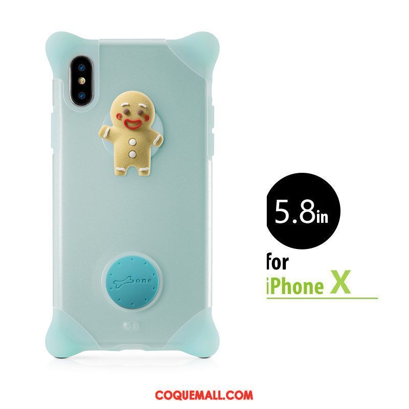 Étui iPhone X Fluide Doux Nouveau Téléphone Portable, Coque iPhone X Incassable Personnalité