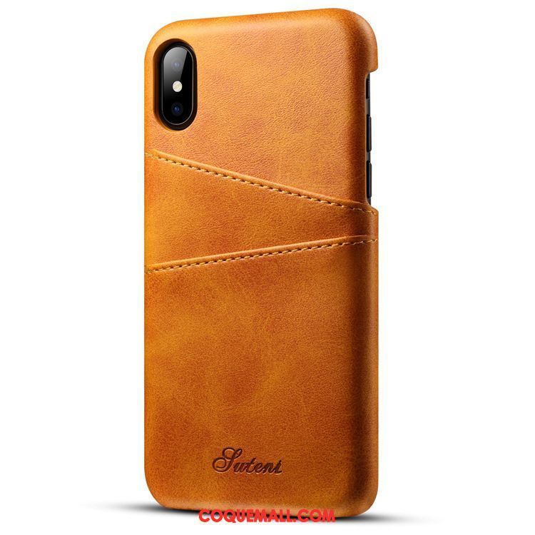 Étui iPhone X Incassable Protection Étui En Cuir, Coque iPhone X Carte Bleu