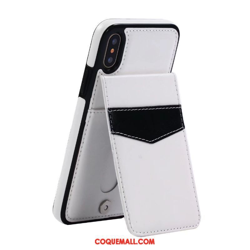 Étui iPhone X Incassable Tout Compris Protection, Coque iPhone X Sac Carte Téléphone Portable