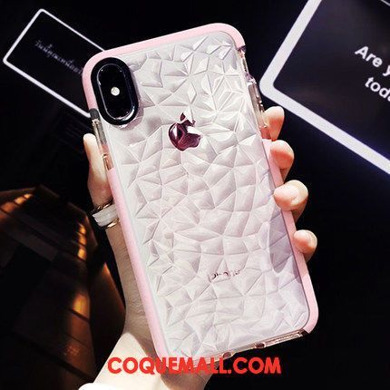 Étui iPhone X Modèle Fleurie Marque De Tendance Blanc, Coque iPhone X Net Rouge Tout Compris